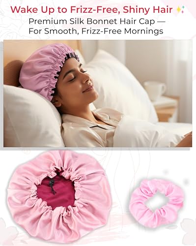 TEMPERIA Satin Silk Hair Bonnet