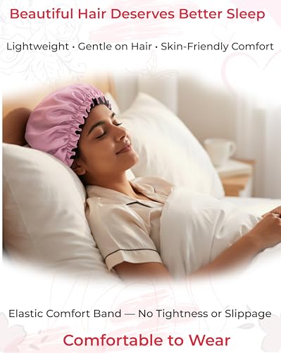TEMPERIA Satin Silk Hair Bonnet