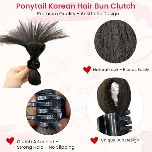 TEMPERIA Claw Clip Ponytail Hair