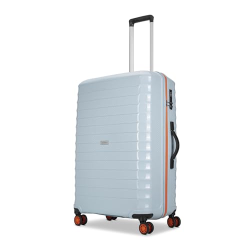 Aristocrat Altitude 8-Wheel Medium Size Hard Case Trolley Bag, Surf Spray