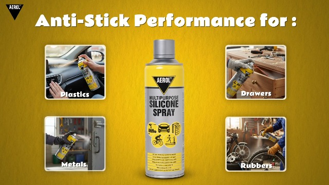 Aerol Multipurpose Silicone Lubricant Spray
