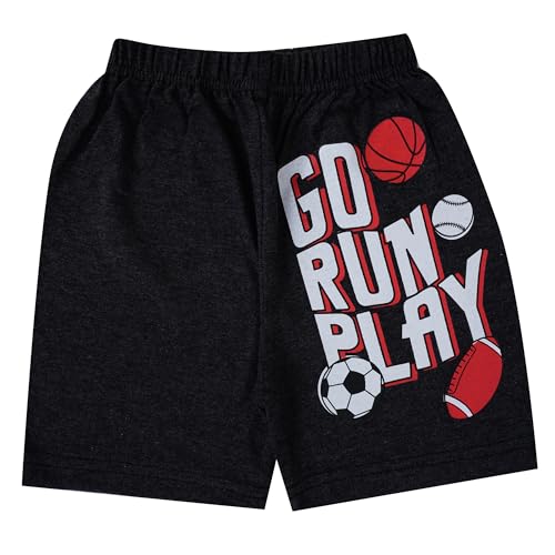 T2F Boy's Printed Cotton Regular Fit Shorts(Pack of 5) - Image 3