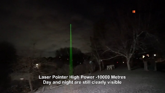 Climberty® Powerful Green Laser Pointer, 10000m Long Range - Image 2
