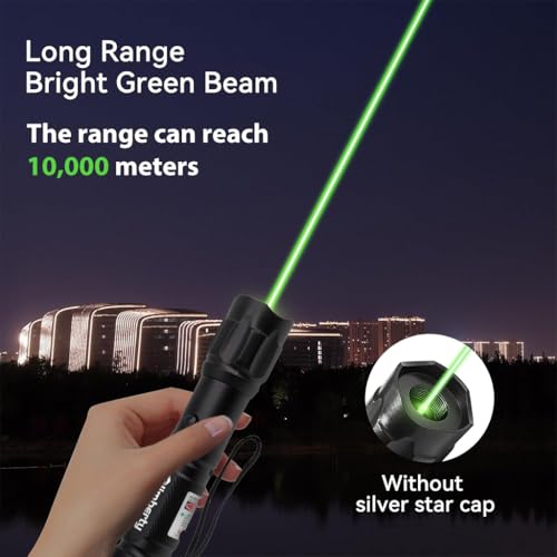 Climberty® Powerful Green Laser Pointer, 10000m Long Range - Image 3