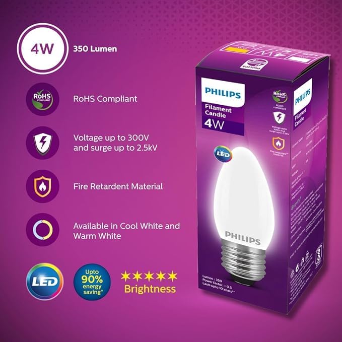 PHILIPS 4 Watt 400-Lumen LED