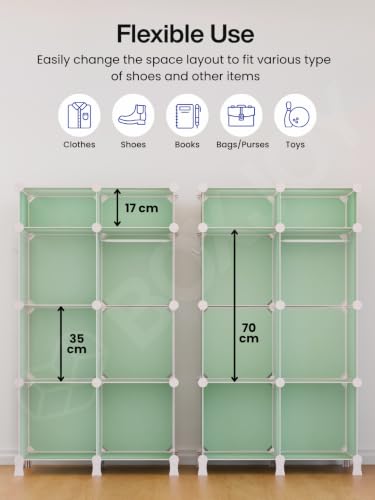 BOXJOY Plastic Kids Wardrobe