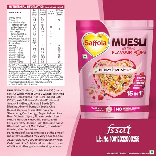 Saffola Muesli Fruit & Nut