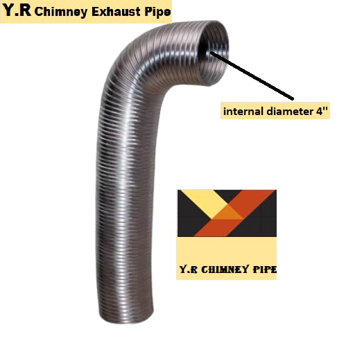 Premium Chimney Exhaust Pipe 4 inch 10 Feet - Image 3