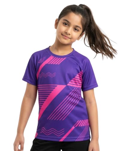 Girls Sports T-Shirt | Dry Fit Quick-Dry | Lightweight Sports Top