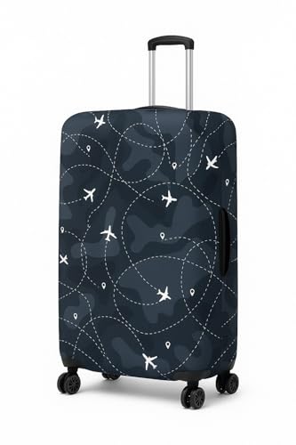 Printed Luggage Cover for Traveling