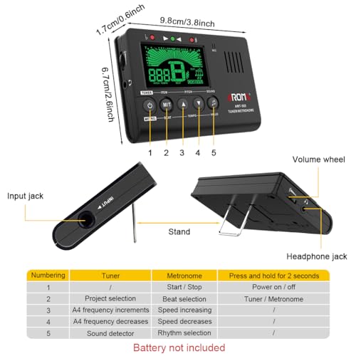 HASTHIP Digital Metronome for Guitar