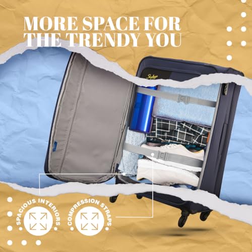 Skybags Rubik Polyester 78 Cms Softsided Large check-in luggage - Image 6