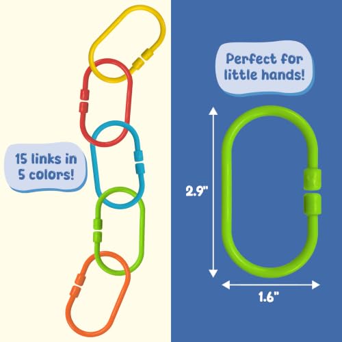 Skillmatics Connectable Learning Link Toy for Toddlers – 15 Links - Image 6