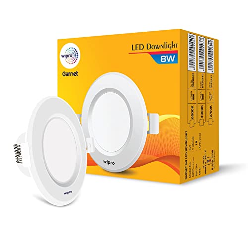 Wipro Garnet 8W Round Downlight
