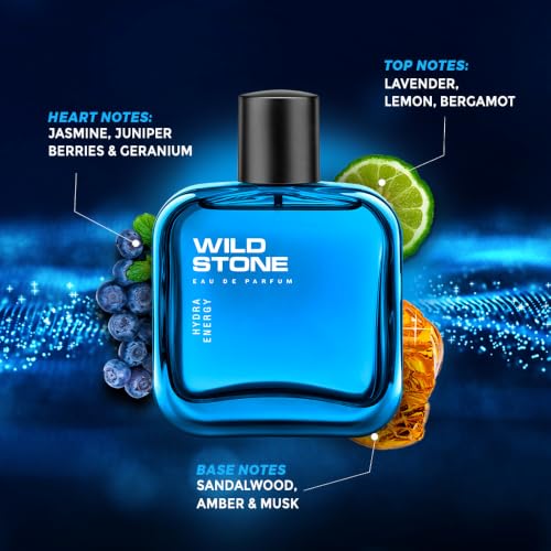 Wild Stone Hydra Energy Eau De Perfume for Men, 100ml - Image 4