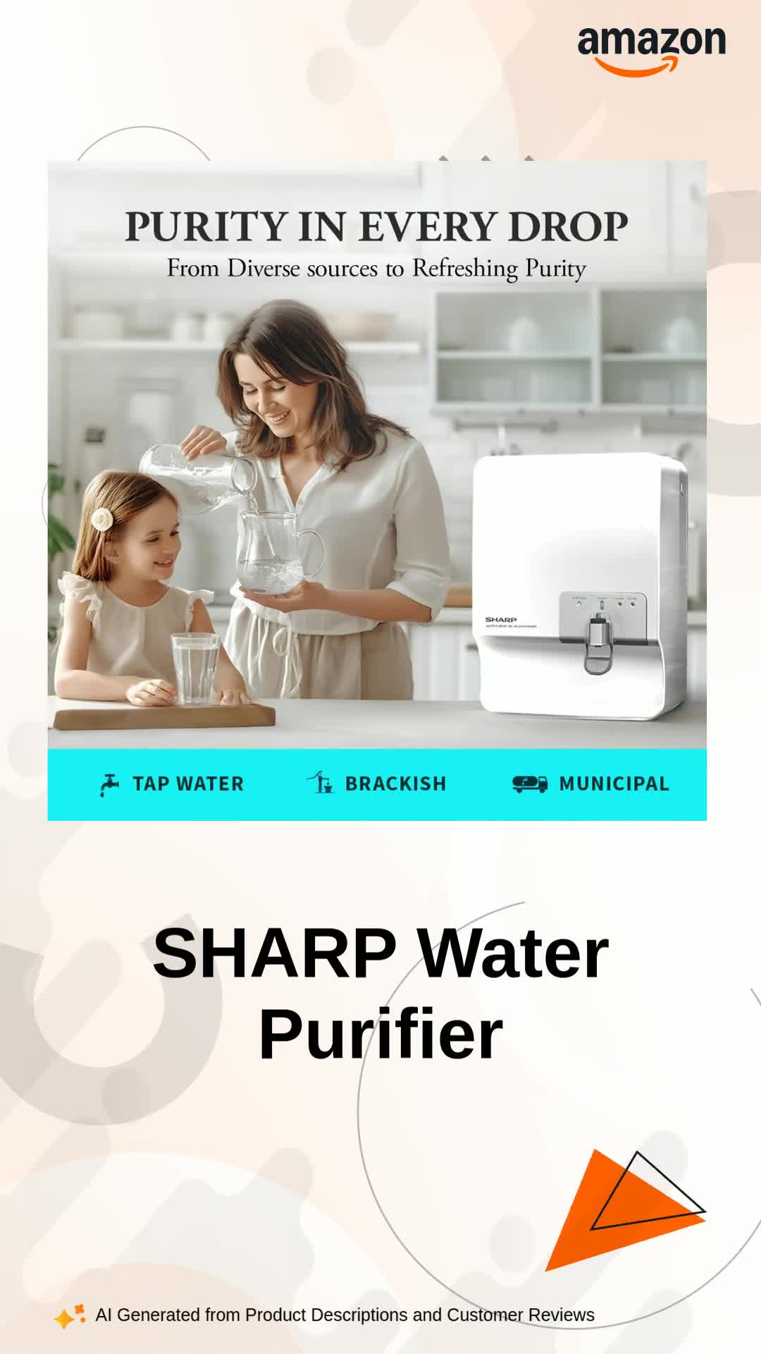 SHARP RO + UV Water