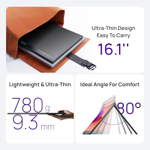 ARZOPA 16.1" Portable Monitor, 100%