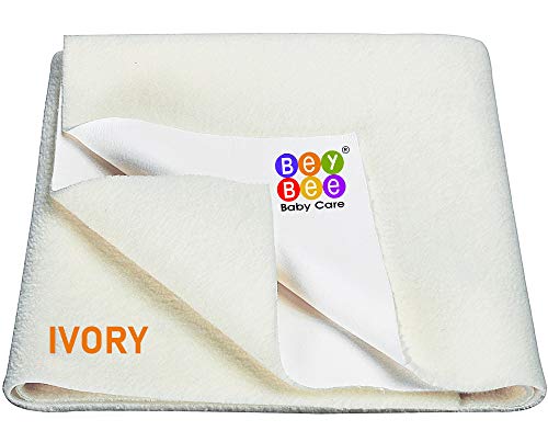 BeyBee Dry Sheet Small (Small (70cm X 50cm), Ivory)