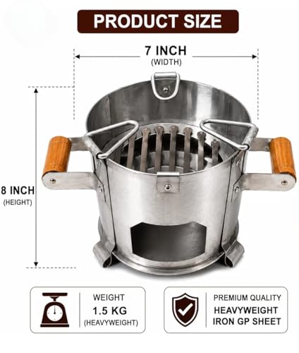 Home Use Iron Sigdi/Angeethi/Chulha/Coal Charcoal