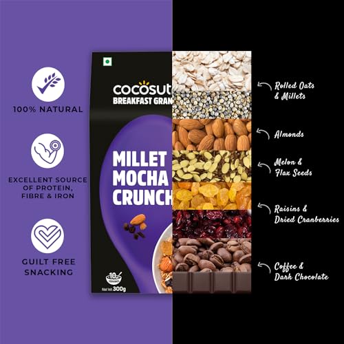Cocosutra Millet Mocha Crunch Breakfast