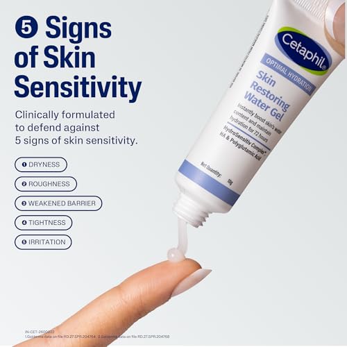 Cetaphil Optimal Hydration Restoring Water Gel 10g for Sensitive Skin - Image 4