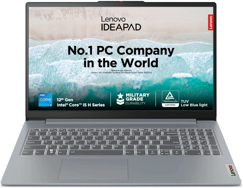 Lenovo IdeaPad Slim 3 Backlit Intel Core i5 12th Gen 12450H - (16...more