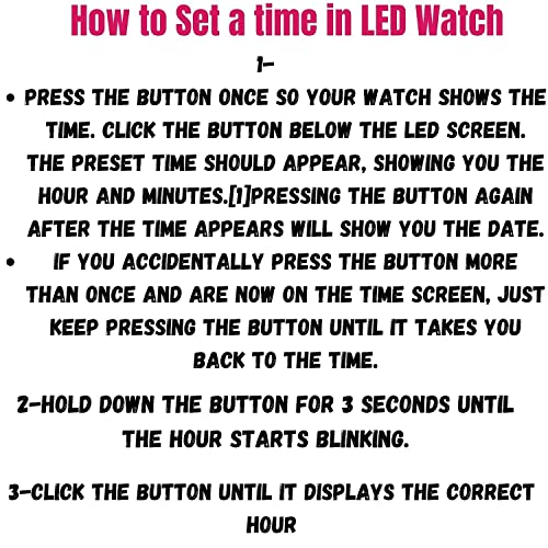 Silicone Digital Led Band