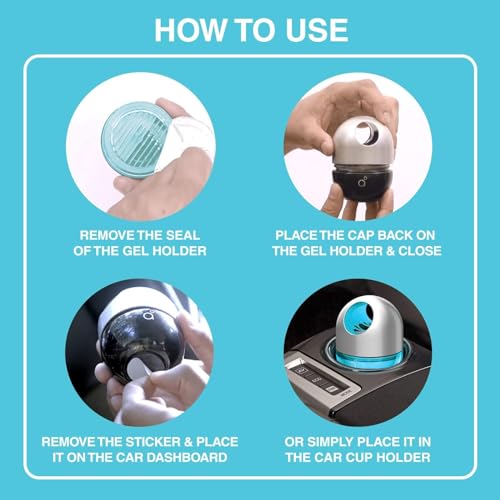 Godrej aer Twist, Car Air Freshener - Cool Surf Blue (45g) - Image 6