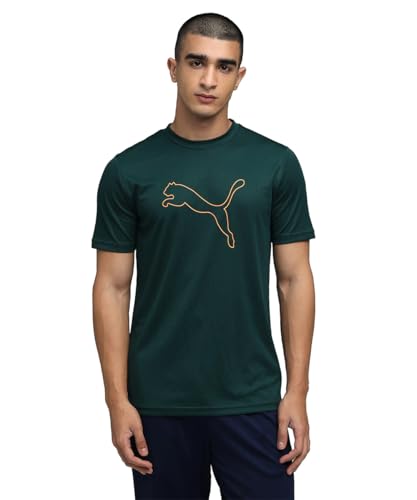 Puma Men Polyester Solid Regular Fit T-Shirt