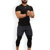 FUAARK Men's Half Sleeve Compression