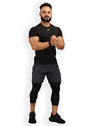 FUAARK Men's Half Sleeve Compression