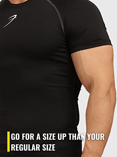 FUAARK Men's Half Sleeve Compression