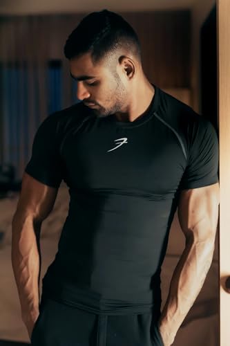 FUAARK Men's Half Sleeve Compression