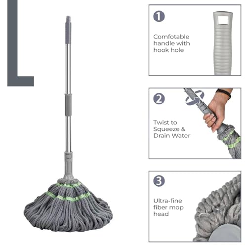 Vivela Microfiber Twist Mop
