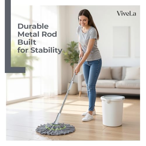 Vivela Microfiber Twist Mop
