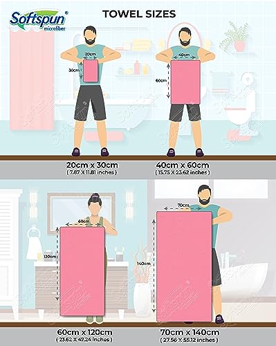 SOFTSPUN Microfiber Bath Towel 1