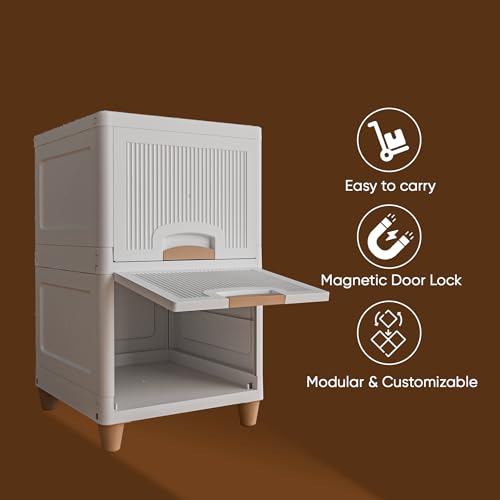 TEX-RO Plastic Wardrobe for Clothes