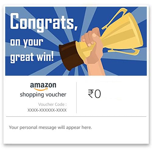 Amazon Shopping Voucher | Valid for physical products on Amazon.in