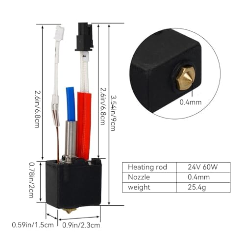 Serplex® 3D Printer Hotend for Anycubic Kobra 2 Neo, Black - Image 2