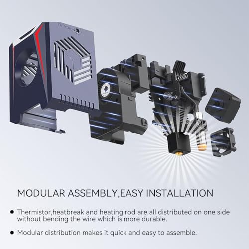 Serplex® 3D Printer Hotend for Anycubic Kobra 2 Neo, Black - Image 7