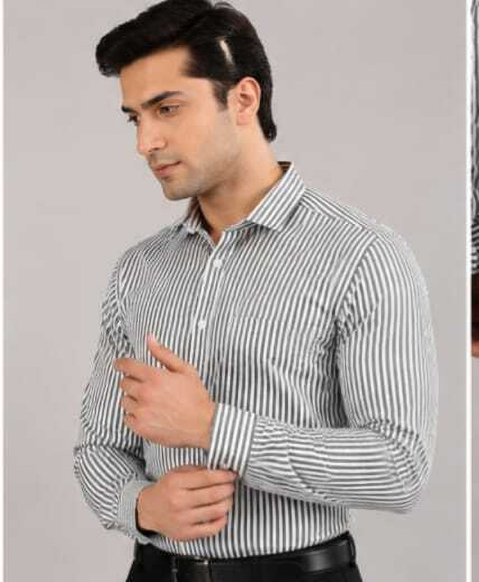 shreekarnimfg Men Slim Fit Striped Casual Shirt - Image 2