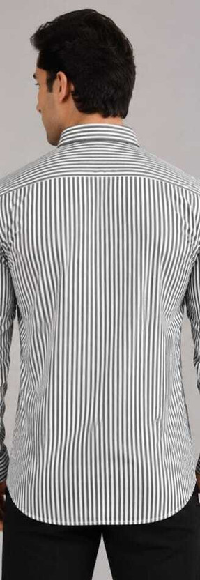 shreekarnimfg Men Slim Fit Striped Casual Shirt - Image 3