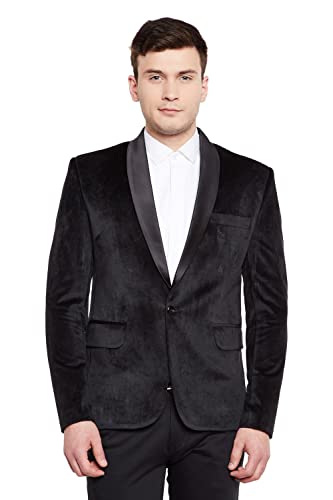 WINTAGE Men's Premium Velvet Notch Lapel Tuxedo Coat Blazer Jacket