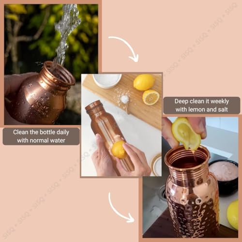 Sisq® Pure Copper Water Bottle
