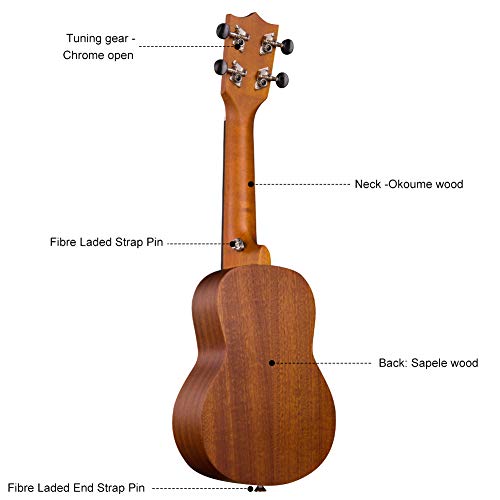 Juarez JRZ21UK 21" Soprano Ukulele