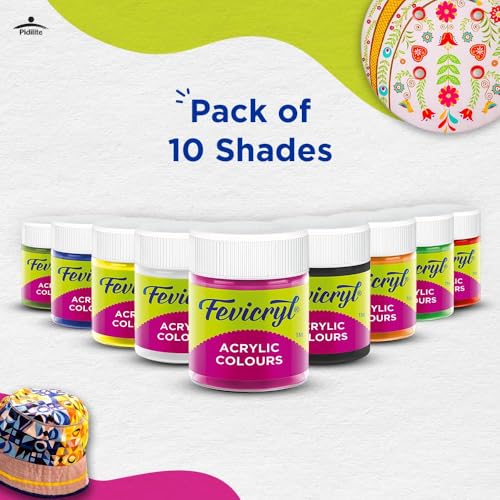 Fevicryl Acrylic Colours Sunflower Kit