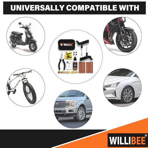 WILLIBEE 11-in-1 Tubeless Tyre Puncture