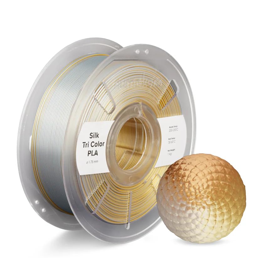 Numakers Tri-Color Silk PLA Filament