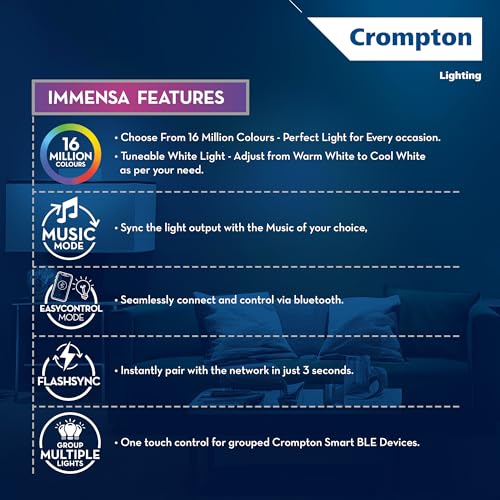 Crompton Immensa 9W Bluetooth Enabled