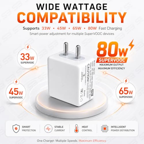 SB 80W SuperVOOC Fast Charger
